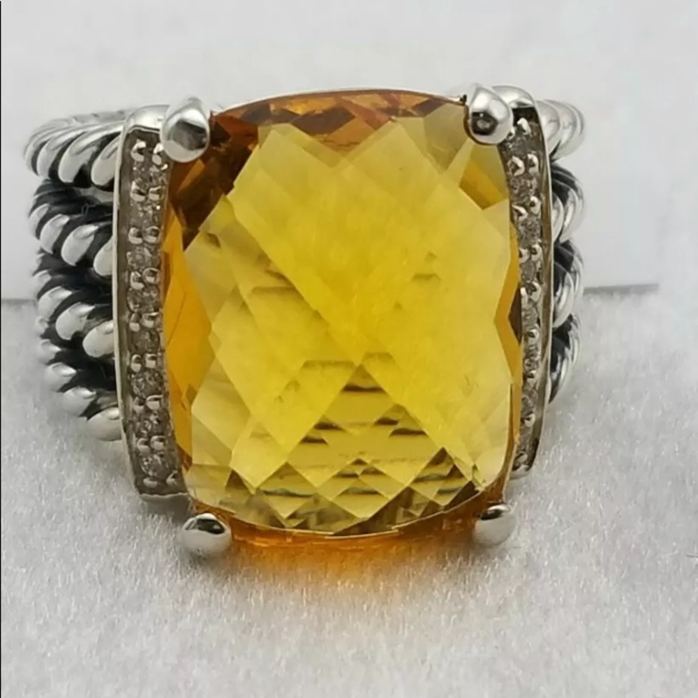 David Yurman Cable and Diamond Ring